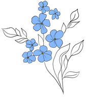 forget me not florals for eulogies