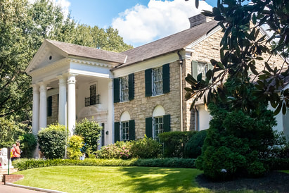 Presley home in Graceland, Memphis, Tennessee