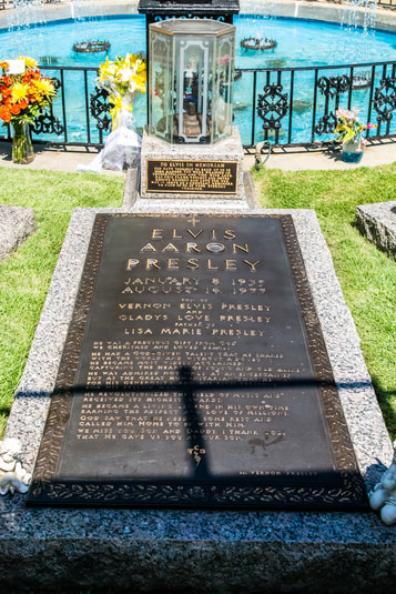 Elvis Aaron Presley Headstone and Gravesite