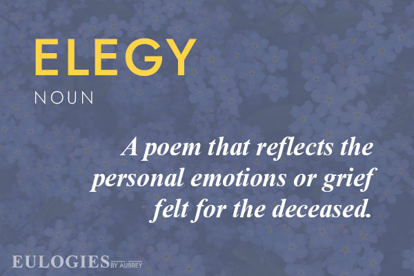 what is an elegy, definition
